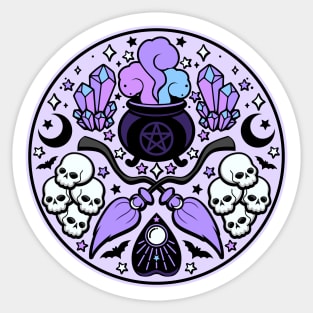 Gothic Witch Sticker